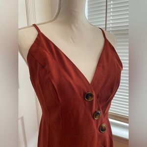 Amazon Women's Orange Sundress | Color: Orange | Size: M